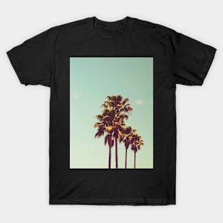 Palm trees, Tropical landscape palms, Sky, Nature print T-Shirt